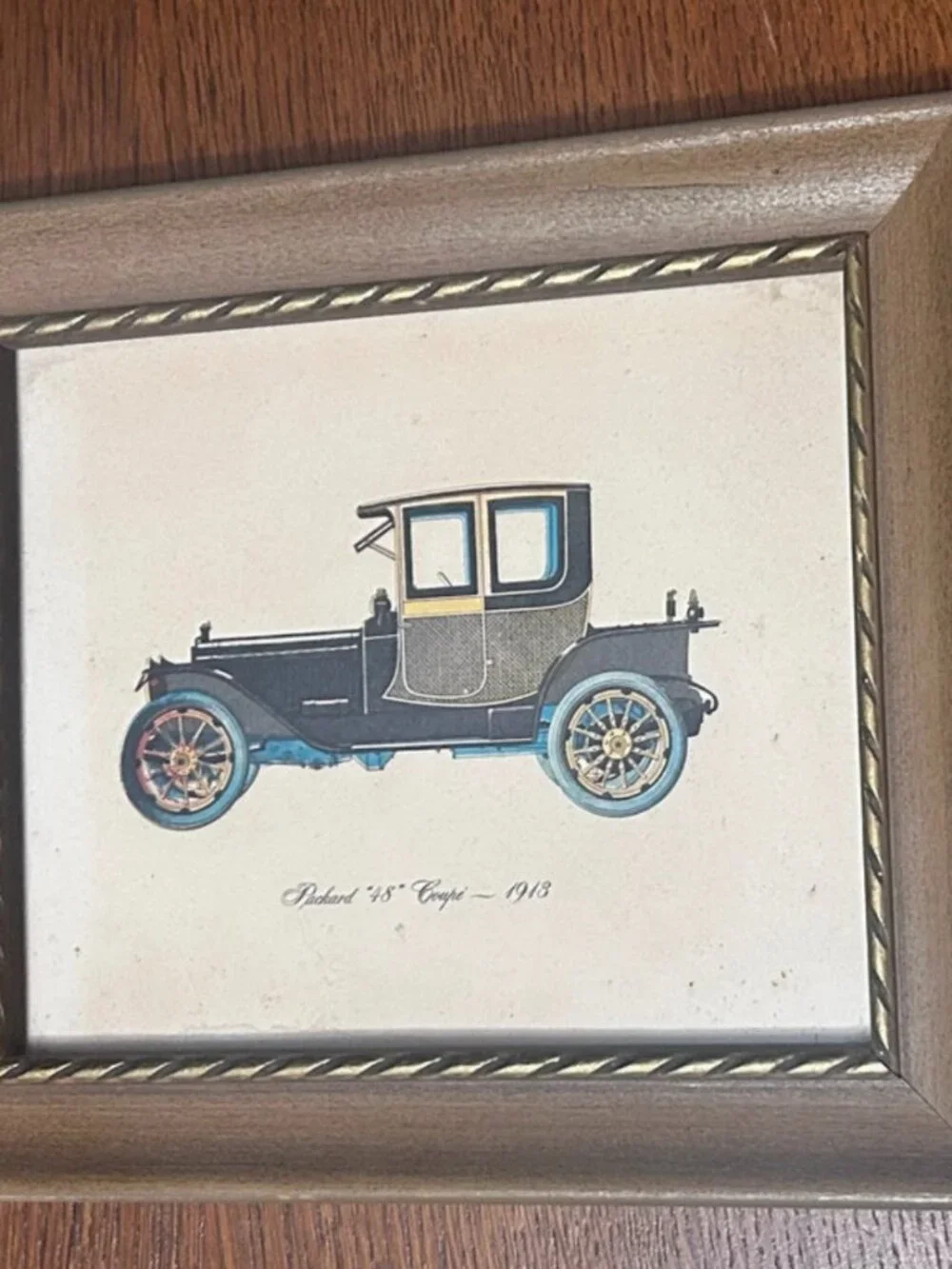 vintage car print